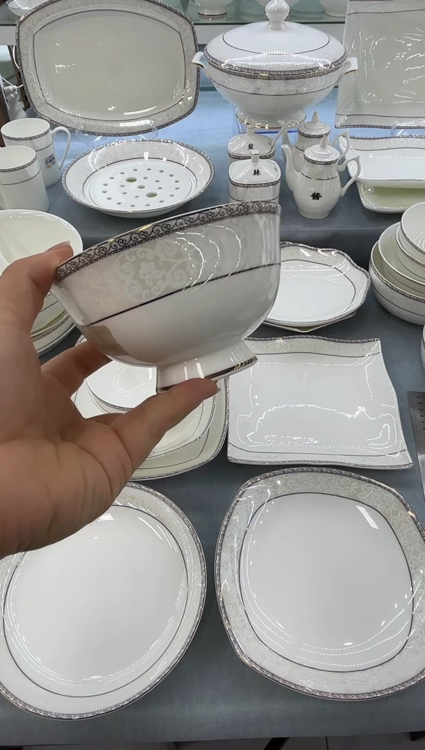 骨瓷玲珑5高6个