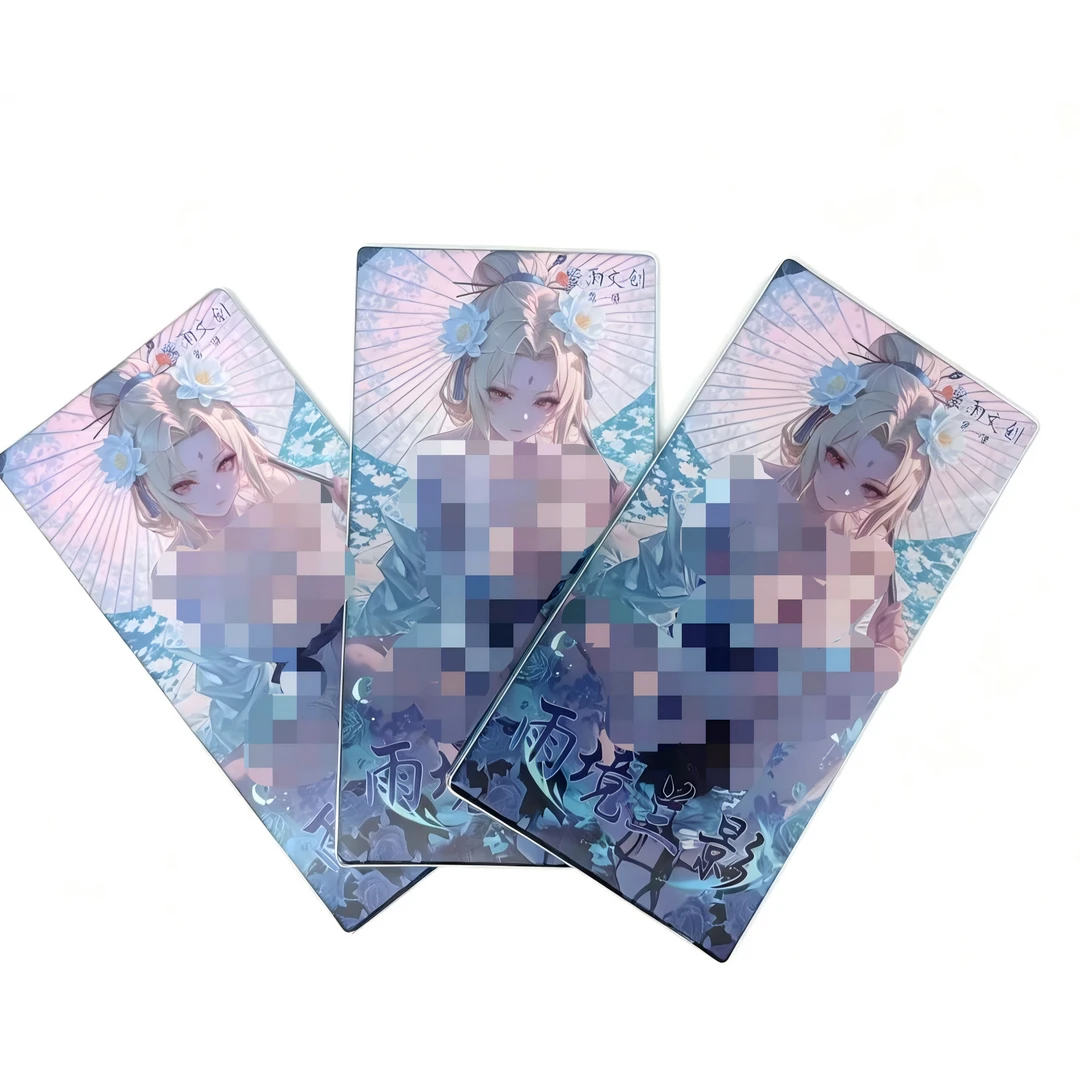 【玩法合集】蜜雨晓月文创火影忍者雨境兰影评级卡国卡二创默认代拆