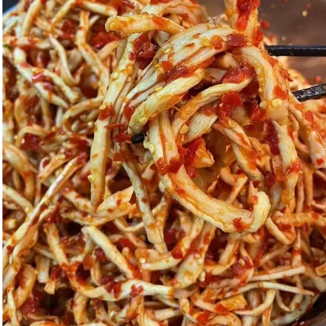 农家手工香辣萝卜条古法制作香辣下饭嘎嘎脆