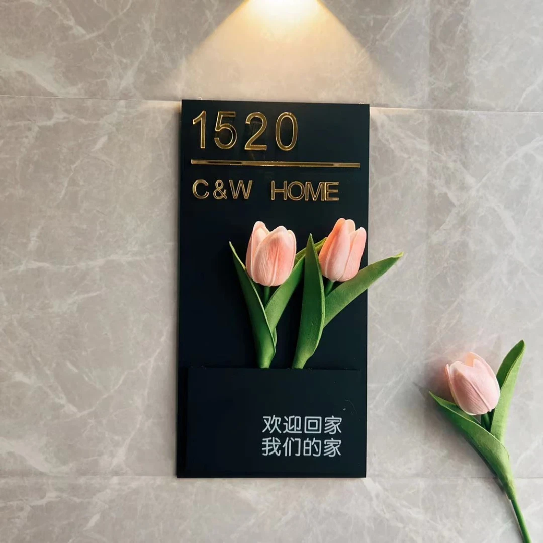 2025创意家用入户门牌酒店民宿公寓定制新款高级号码牌门口挂牌