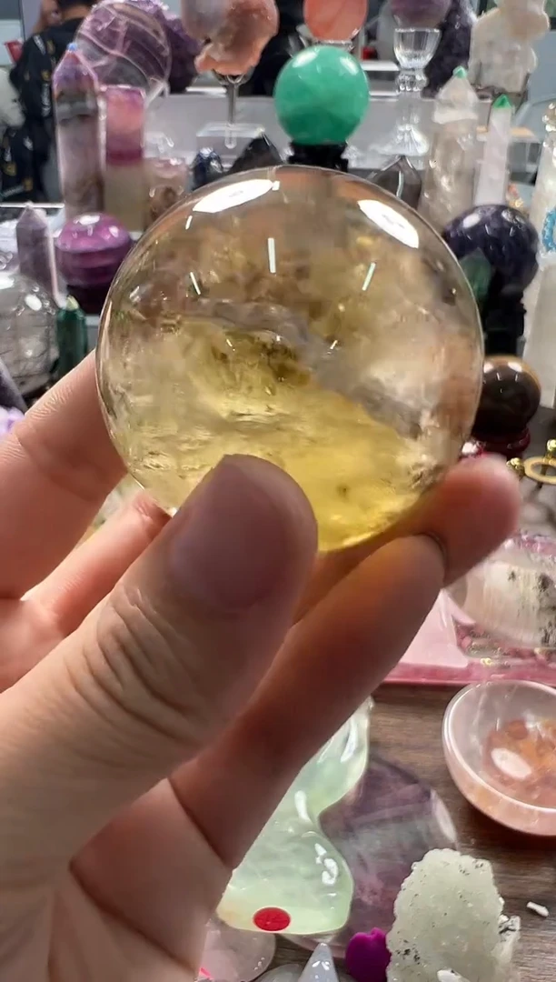 未镶嵌珠宝半成品水晶M168  约4.9cm