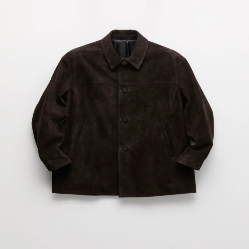 【COOR  设计师品牌】SND AW25 绒面口袋皮外套