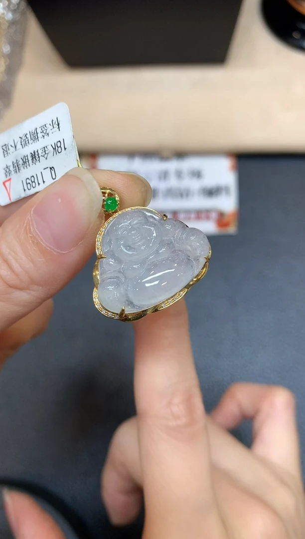 【闪购商品】翡翠颈饰18K金镶嵌【无鉴赏期多样性发其一