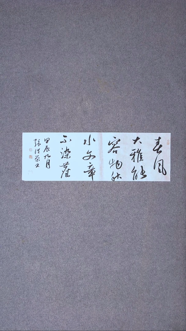 书法张洪荣 贵州 副主69*23尺寸