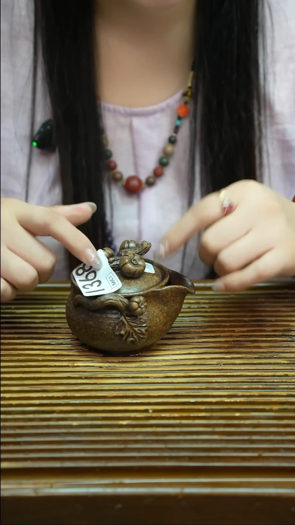 万古烧粗陶手工茶具