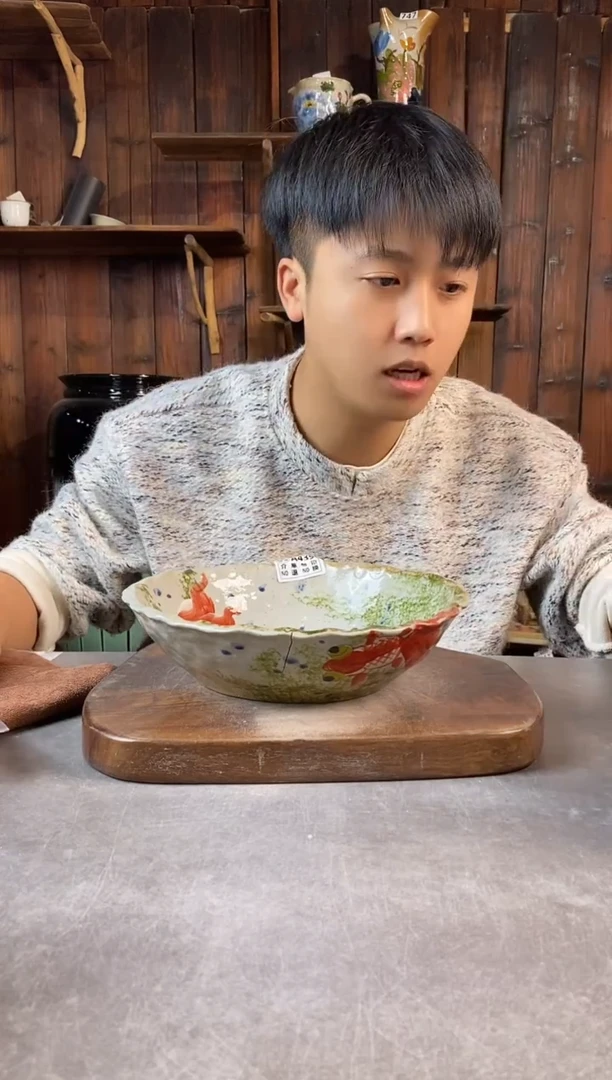 碗419瑕，手工手绘，超值陶瓷