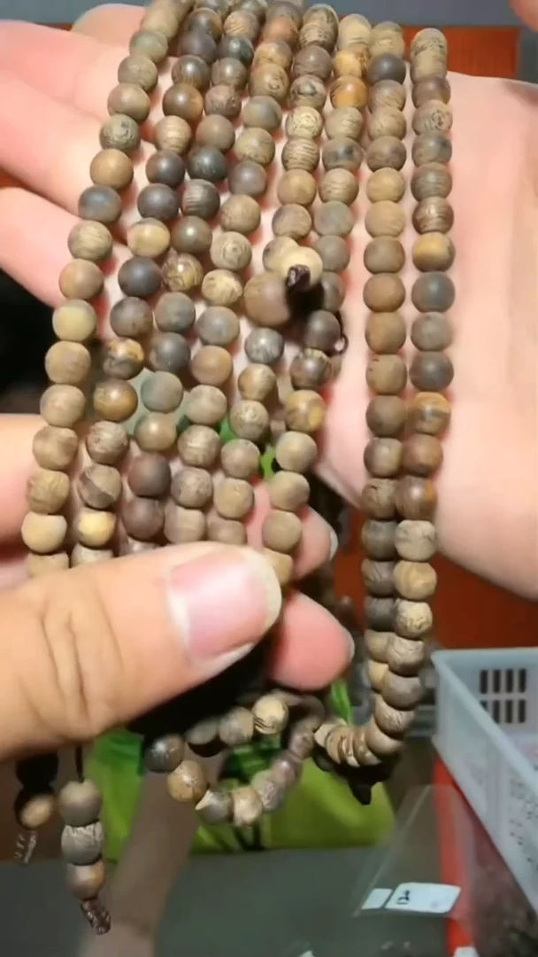 沉香手串130号长串圆珠多样性发一