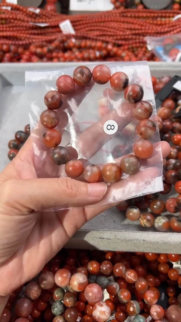 南红玛瑙手串未镶嵌13