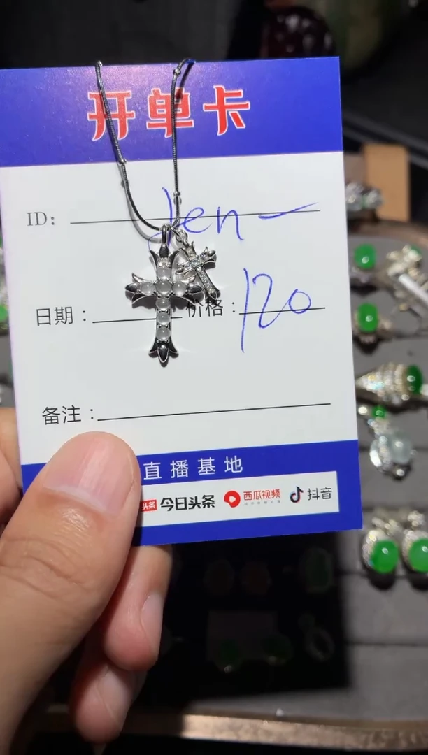 翡翠银S925镶嵌颈饰张****y 张知柔Jenny