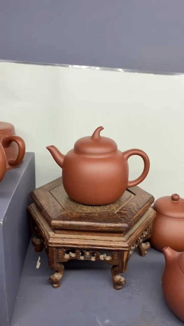 茶壶紫砂底槽清  匏瓜