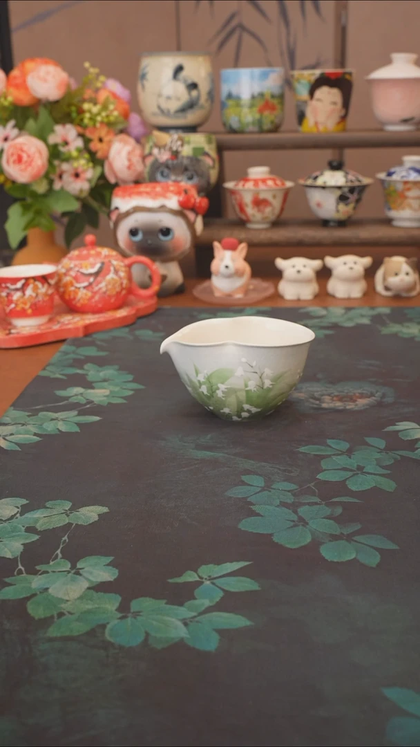 是泥吖 铃兰花公道杯