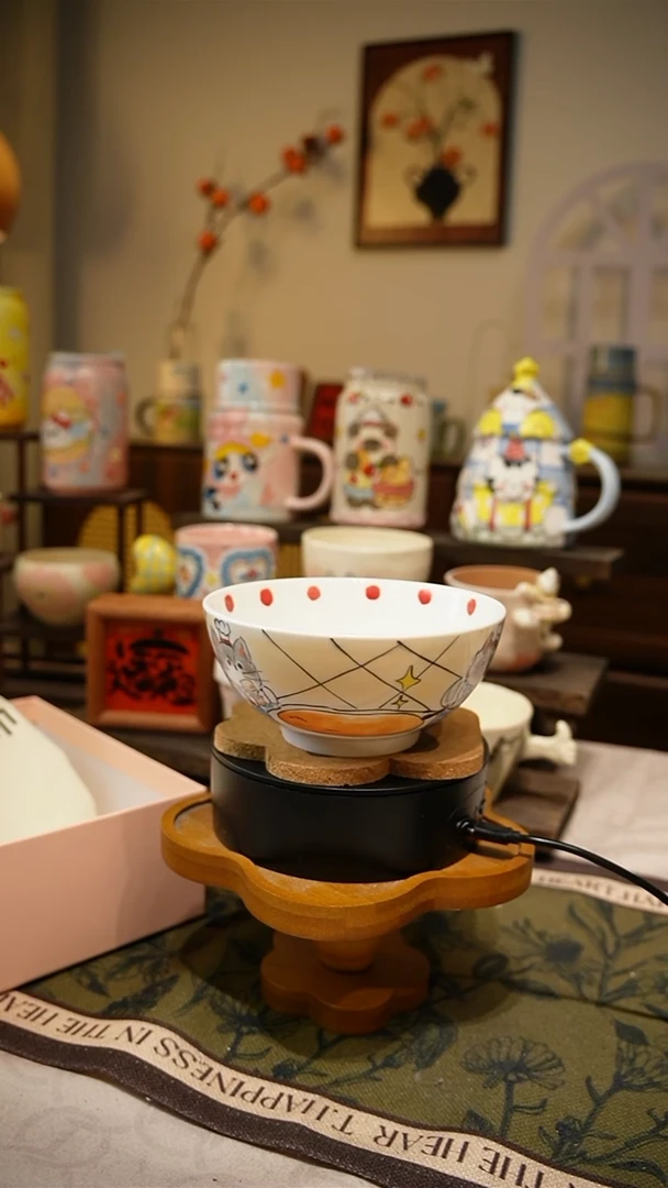 杯子【不带盒子】719高温釉下彩