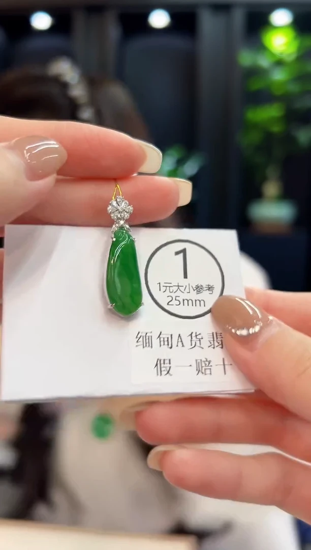 吊坠(不含链)未镶嵌翡翠 缅料A货/支持复检/一件