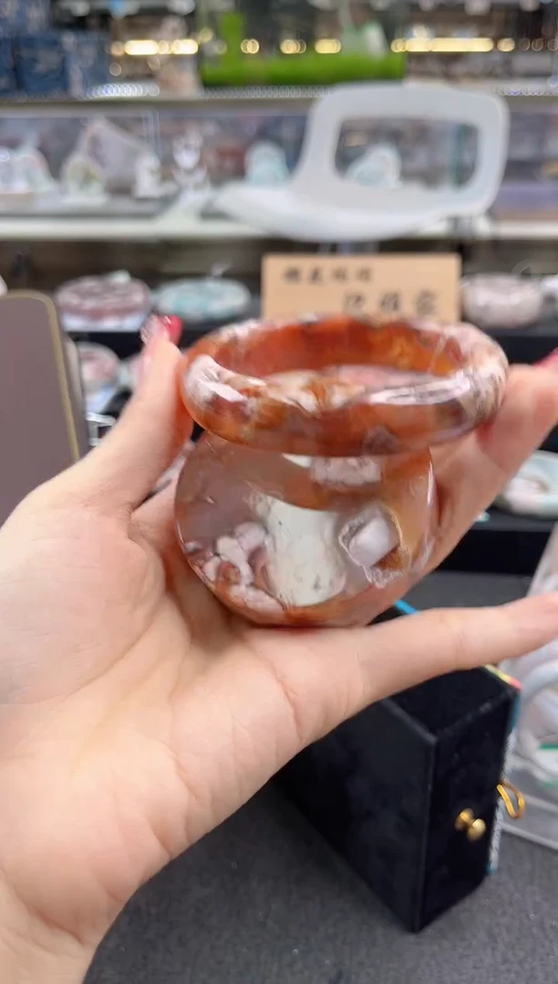 未镶嵌手镯石英质玉60圈口（赠品镯心）6951647