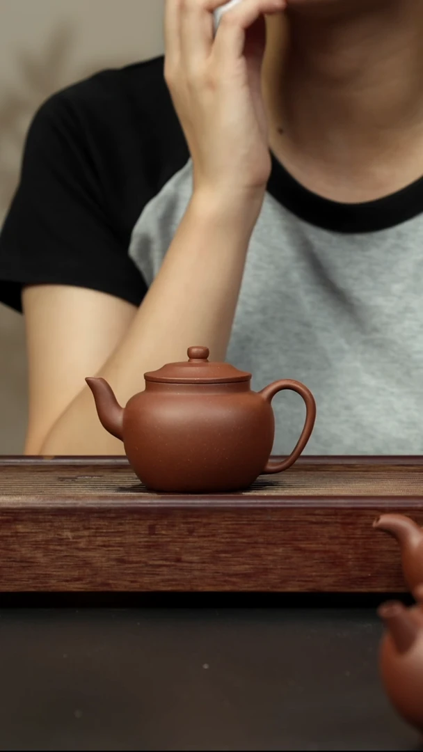 紫砂茶壶老段 宫灯 全手工
