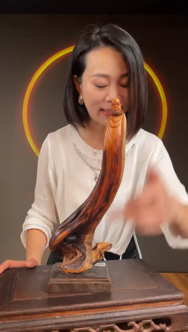 柏木（崖柏）手工摆件,先抢先得! 编号:132