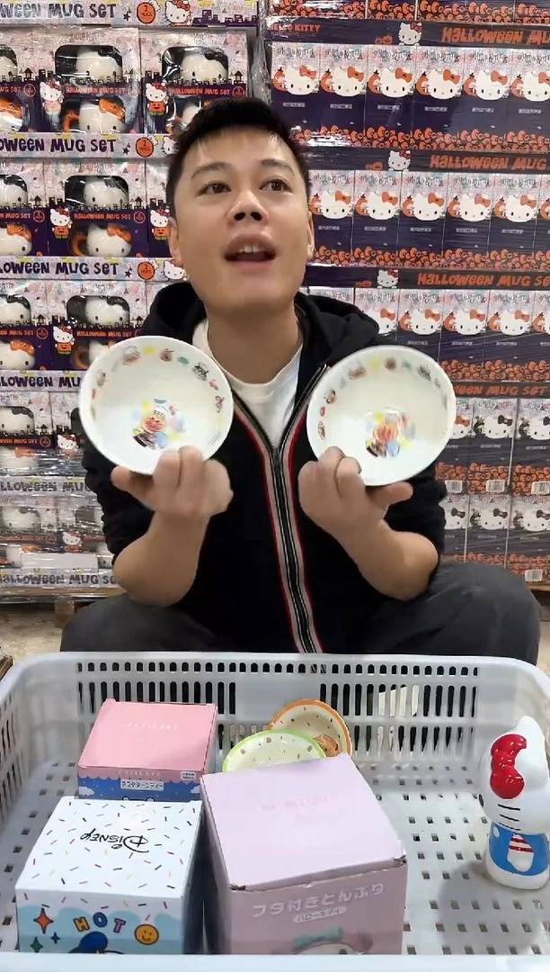 瓷片面包超人大碗2件套