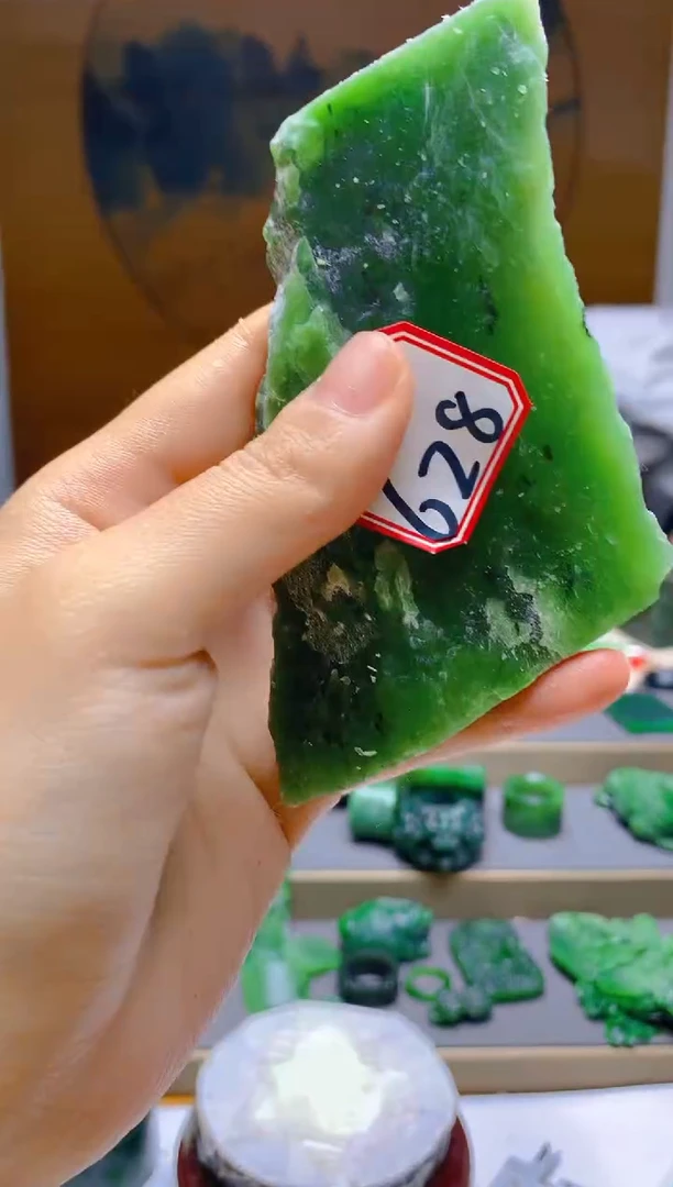 【闪购商品】和田玉（碧玉）珠宝半成品未镶嵌1