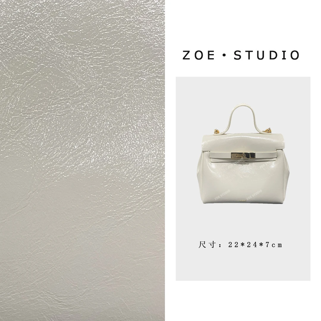 【佐伊甄选】SD-5370-奶油白轻奢女士经典小众斜挎斜跨包包单肩