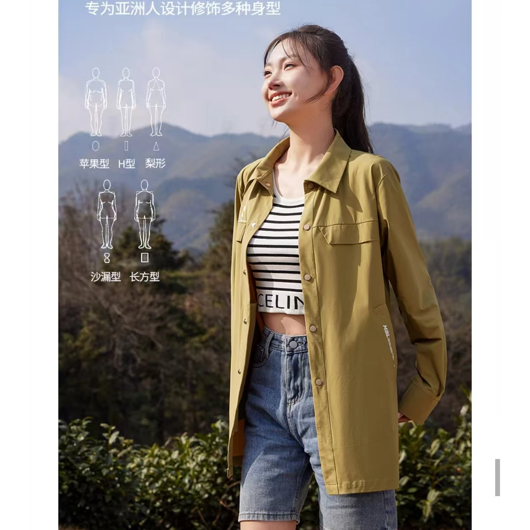 8366-情侣款清凉（青春绿）防晒风衣
