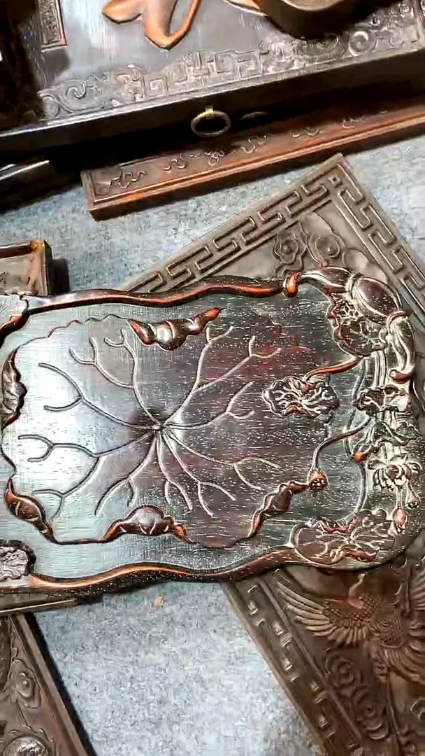 【闪购商品】木紫檀雕刻一物一拍以直播间为准