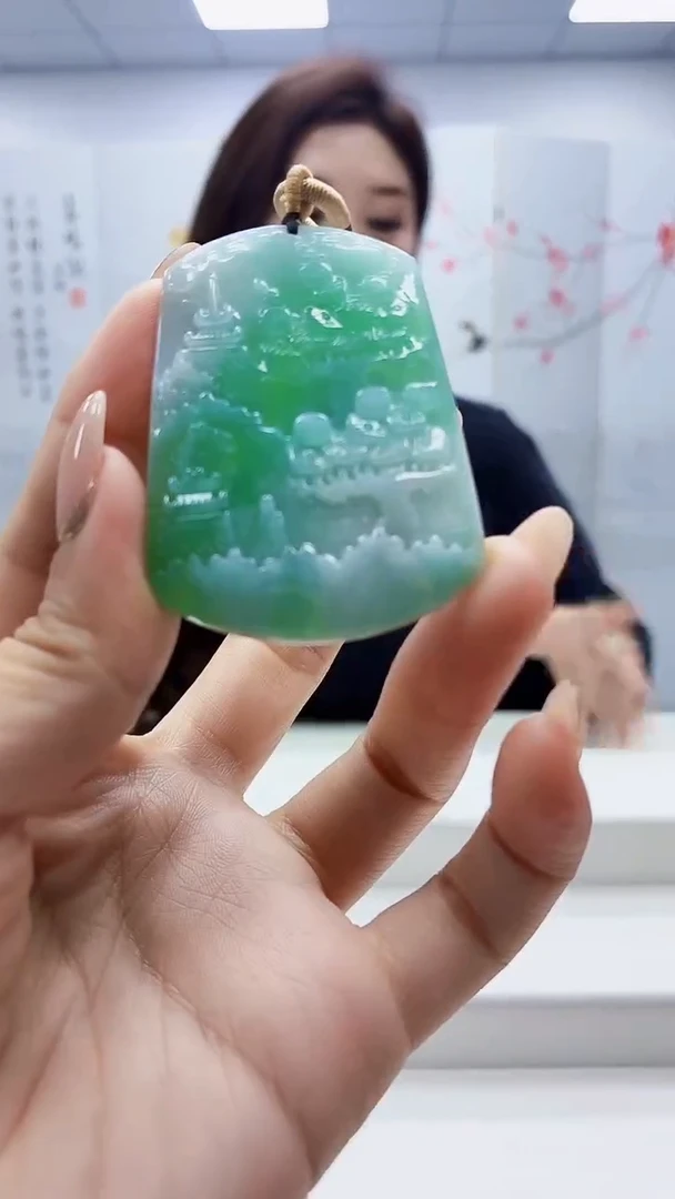 未镶嵌定制翡翠4829ty-毛货挂件39