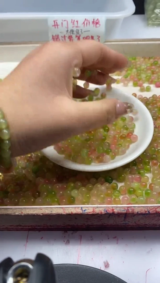 【闪购商品】玛瑙/玉髓颈饰未镶嵌w26水蜜桃盐源6mm*50颗