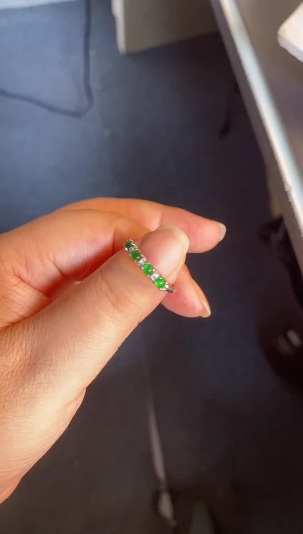 吊坠(不含链)银S925镶嵌翡翠1