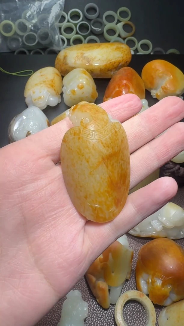 未镶嵌和田玉（子料）把件和田玉