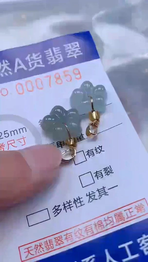 翡翠未镶嵌吊坠(不含链)1
