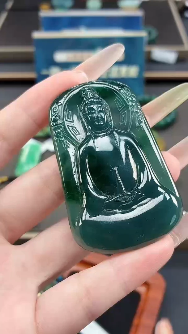 翡翠未镶嵌颈饰DLZ250815111