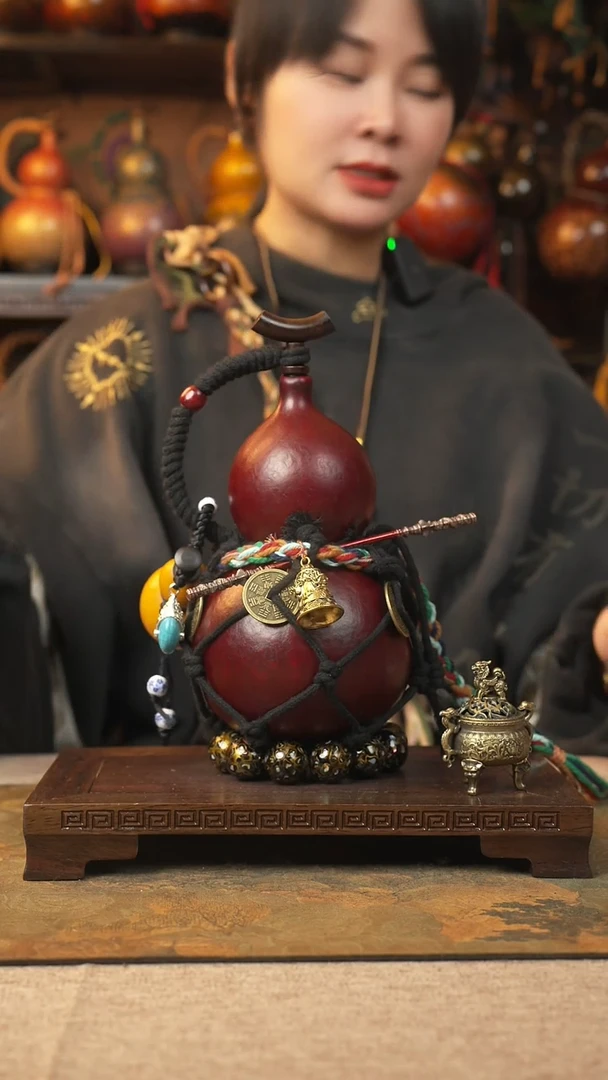 【闪购商品】095大漆葫芦一物一拍记葫堂出品