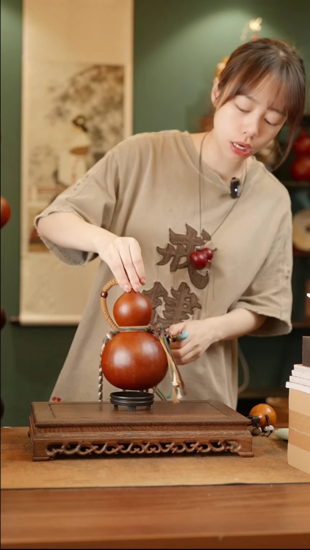 78号精品天然大漆酒葫芦一物一拍~