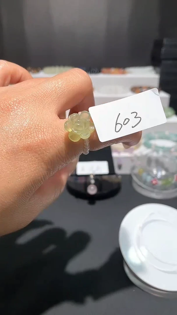 烟晶手链银S925镶嵌喜欢拍