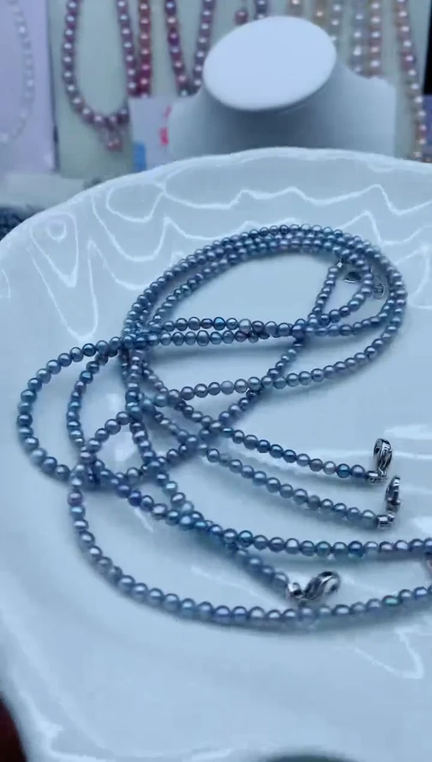 淡水珍珠未镶嵌颈饰淡水珍珠项链多样性发其一