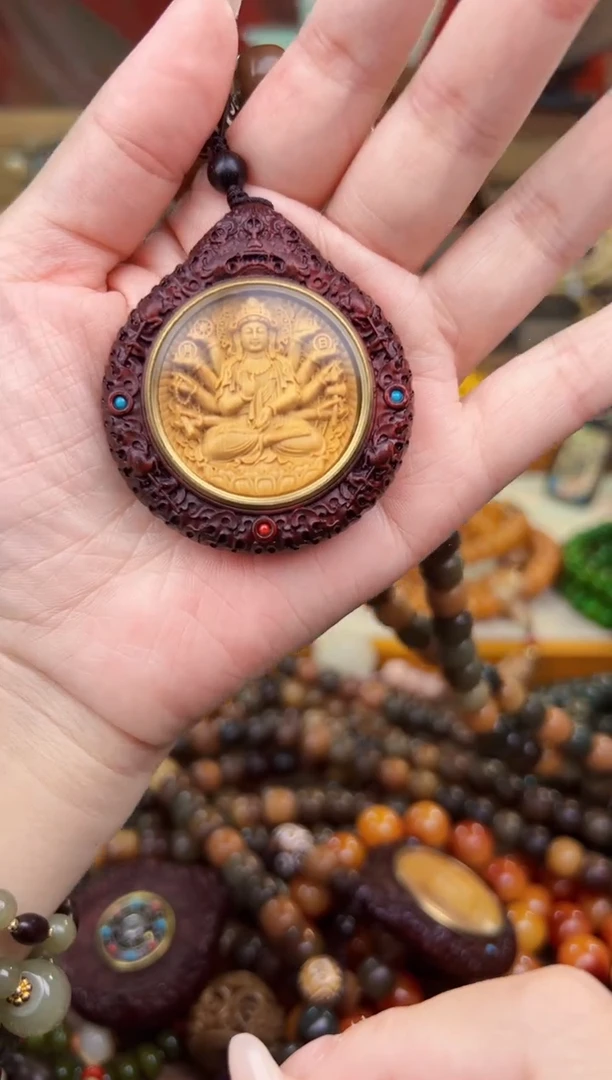 【闪购商品】菩提根/象牙果手串十二生肖108颗（鼠-千手观音）