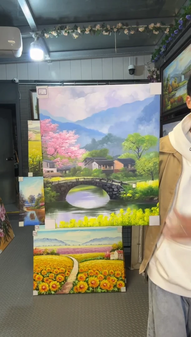 油画神**喵纯手绘油画50.60