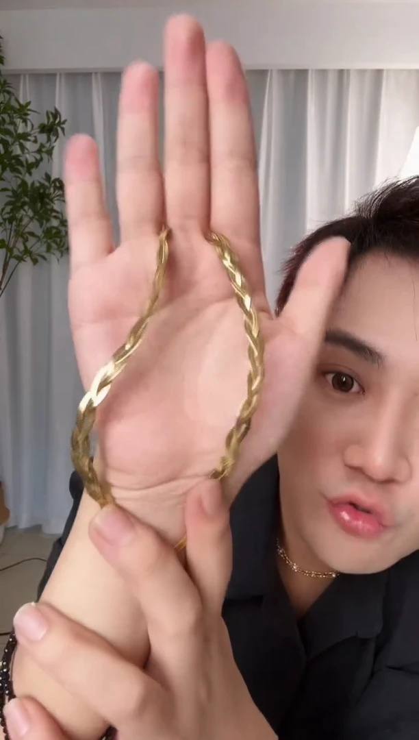 纯铜花岗石纯铜锡合金时尚项链