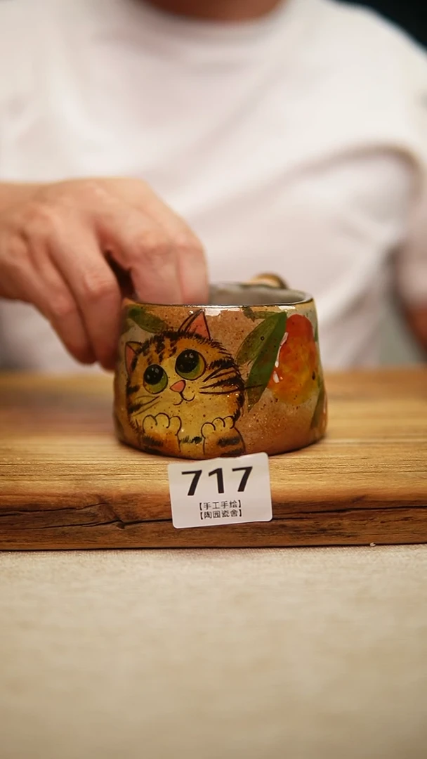 啦****啦@@陶园瓷舍@@纯手工手绘@高温釉下彩