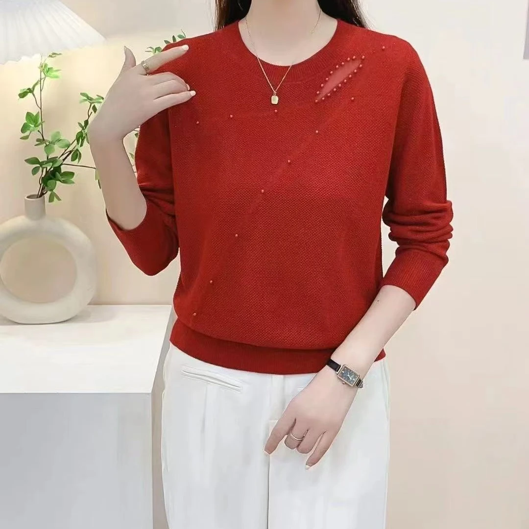 2025春季新款简约休闲百搭韩版女士上衣2422