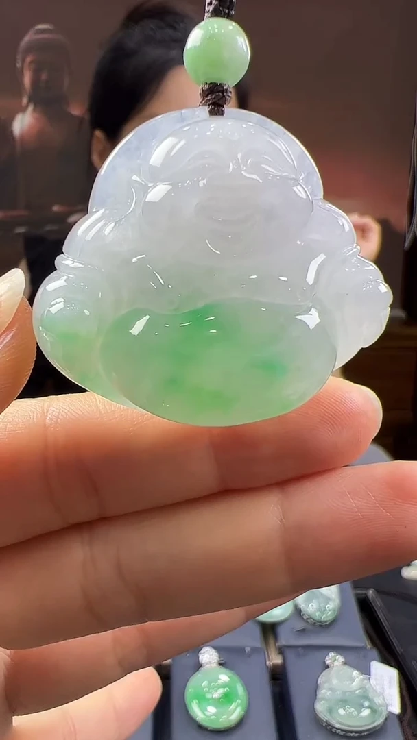 未镶嵌挂件翡翠佛公