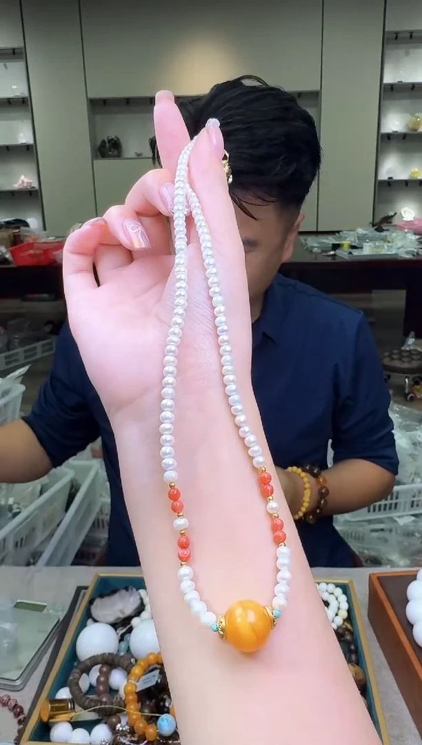 淡水珍珠未镶嵌项链多样性发一件 565