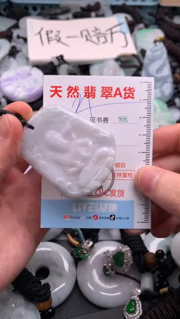 翡翠未镶嵌吊坠(不含链)1