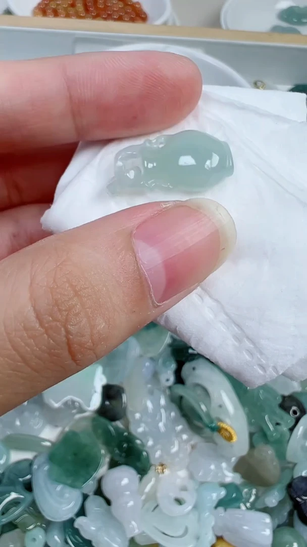 散珠翡翠58号链接，A货翡翠