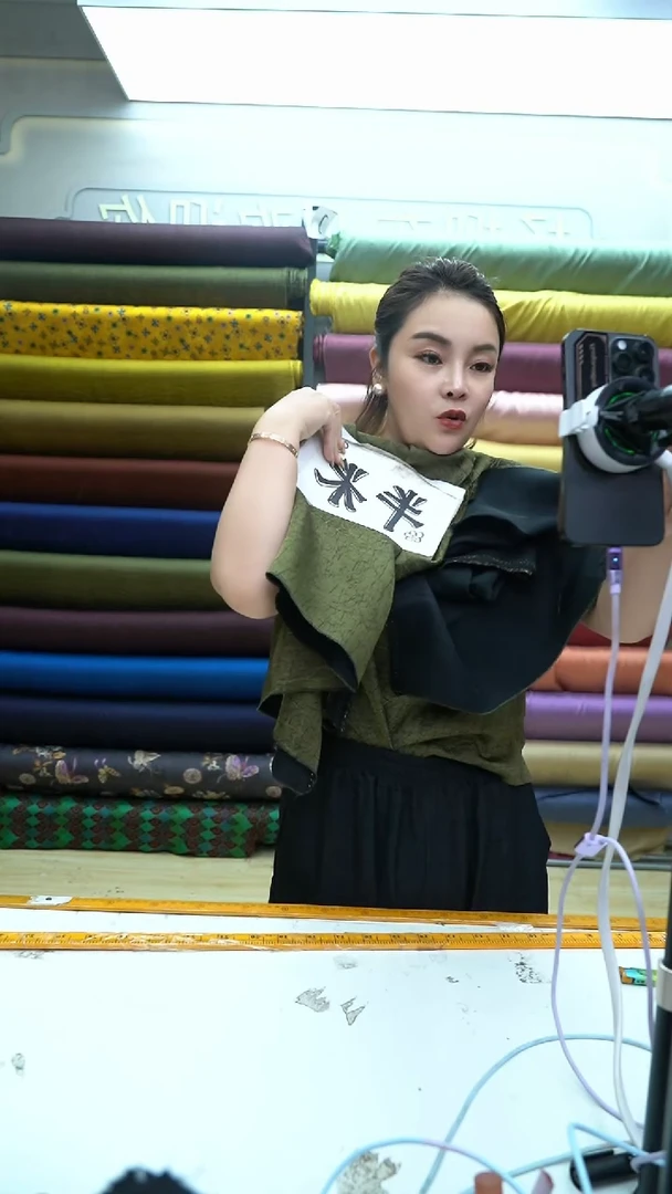 无纺布3号牛油果绿龟纹半米