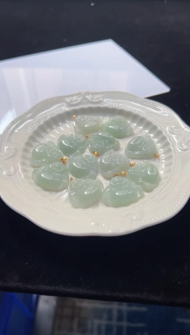 翡翠18K金镶嵌颈饰多样性发一件/3