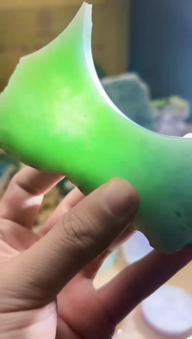 翡翠挂件未镶嵌A货张麦1253