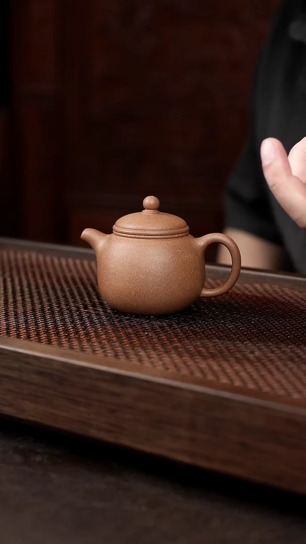 茶壶紫砂老段小匏尊