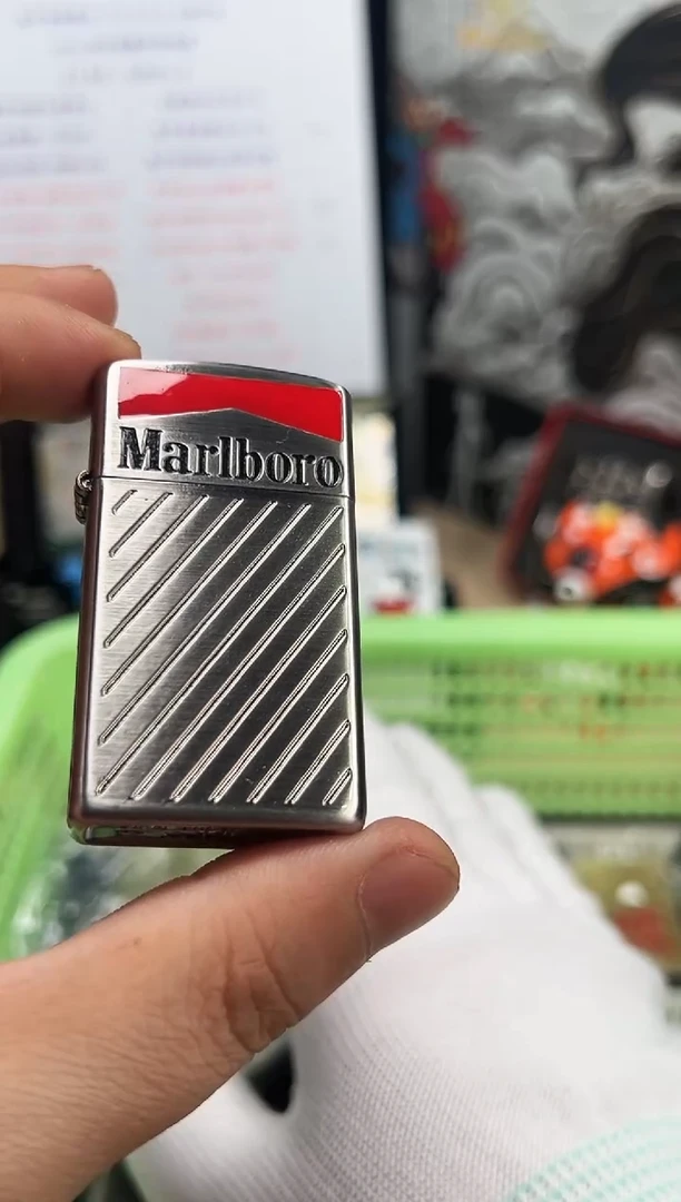 铜纤巧斜纹万宝路-蚀刻熏银拉丝