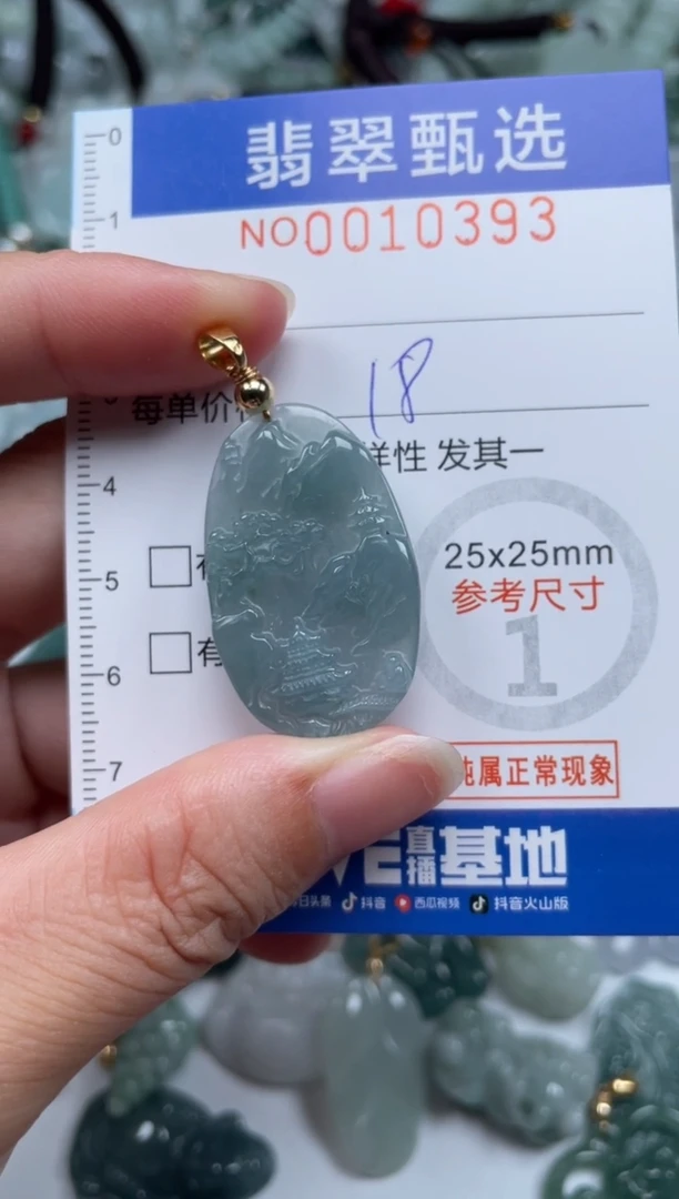 颈饰未镶嵌翡翠10393
